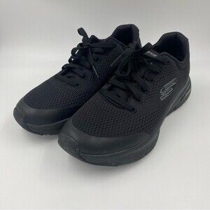 Skechers Men's Arch Fit Oxford, Black/Black, 7 M US